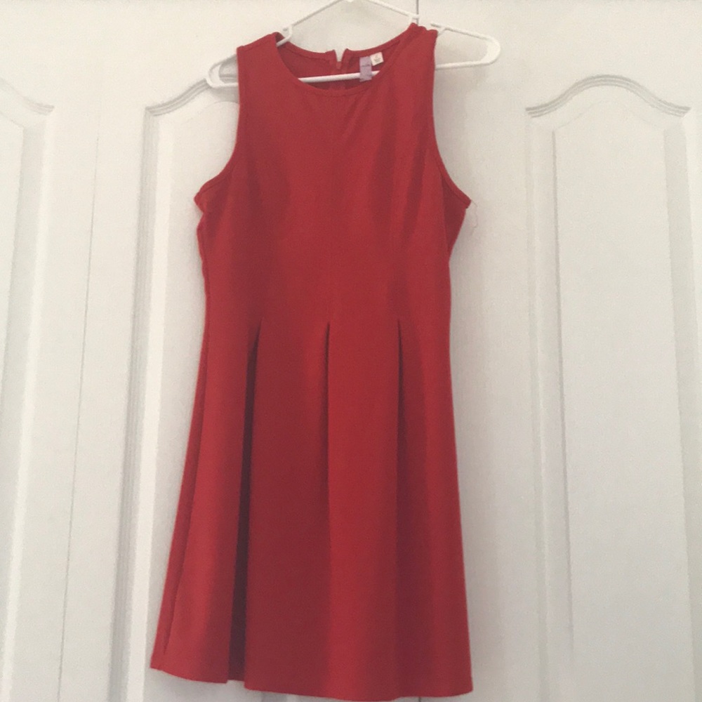 Red summer dress